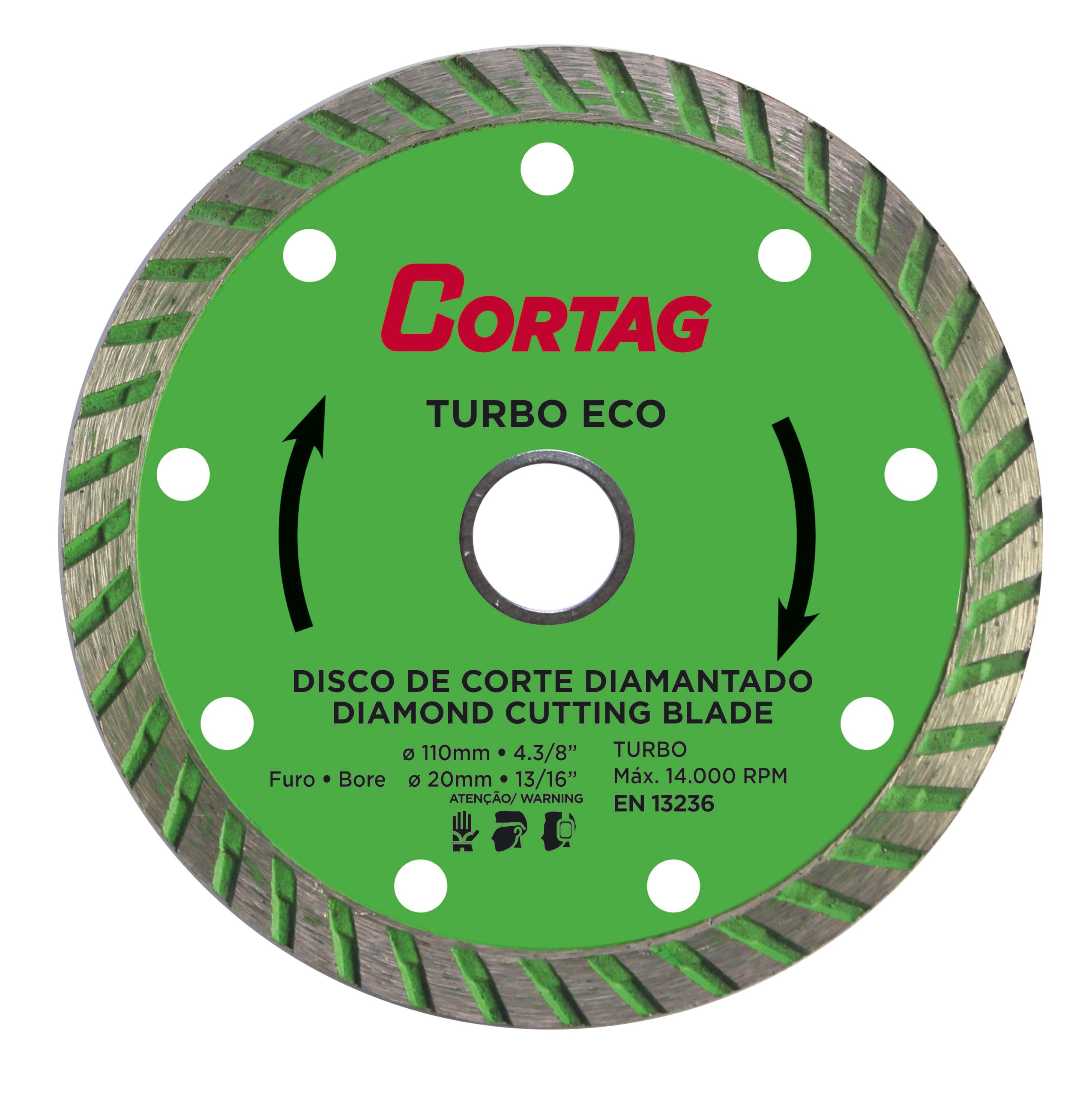 Linha de Disco Turbo Cortag.